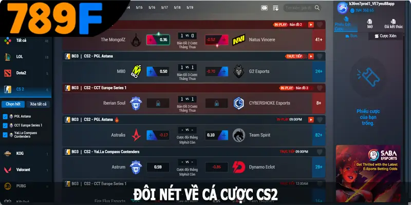 Đôi nét về cá cược CS2