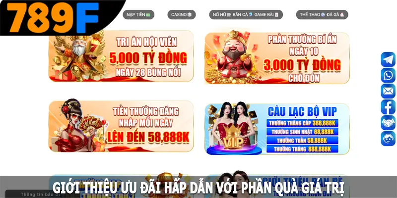 Giới thiệu ưu đãi hấp dẫn với phần quà giá trị