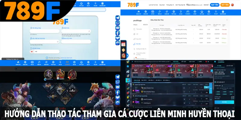 Hướng dẫn thao tác tham gia cá cược liên minh huyền thoại